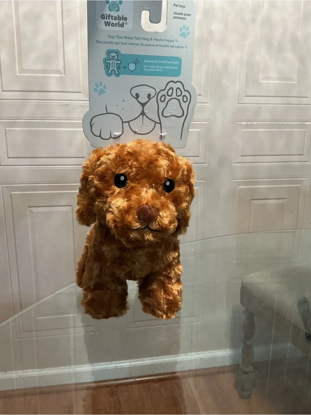 Brand New Giftable Doggie Very Solf Dog  With Squeaker  10”